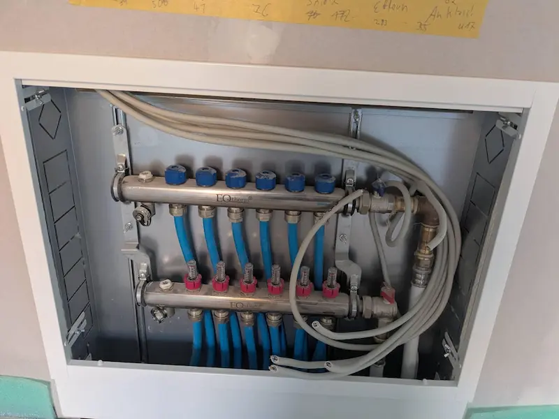 heizcentrale offen fußbodenheizung